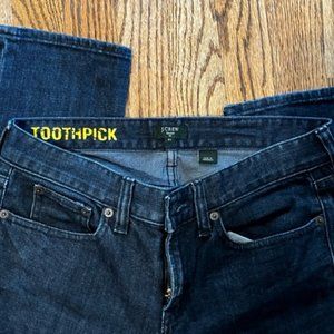 J Crew women's stretch jeans size 27 medium dark wash